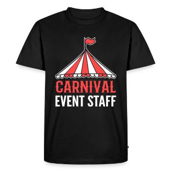 Personnel de l’événement de carnaval Artiste de cirque - T-shirt Premium bio Homme - noir - Devant - Nico (187cm)