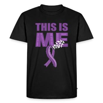 This Is Me Epilepsy Warrior - Men's Premium Organic T-Shirt - black - Front - Nico (187cm)
