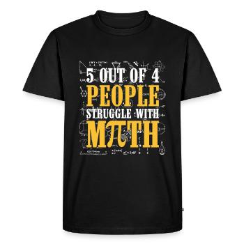 Software Developer Dad - Software Programmer - Men's Premium Organic T-Shirt - black - Front - Nico (187cm)