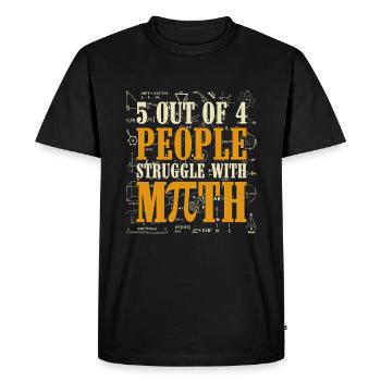 Software Developer Dad - Software Programmer - Men's Premium Organic T-Shirt - black - Front - Nico (187cm)