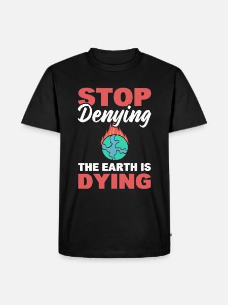 Protecting the Earth Ecologist - Men's Premium Organic T-Shirt - black