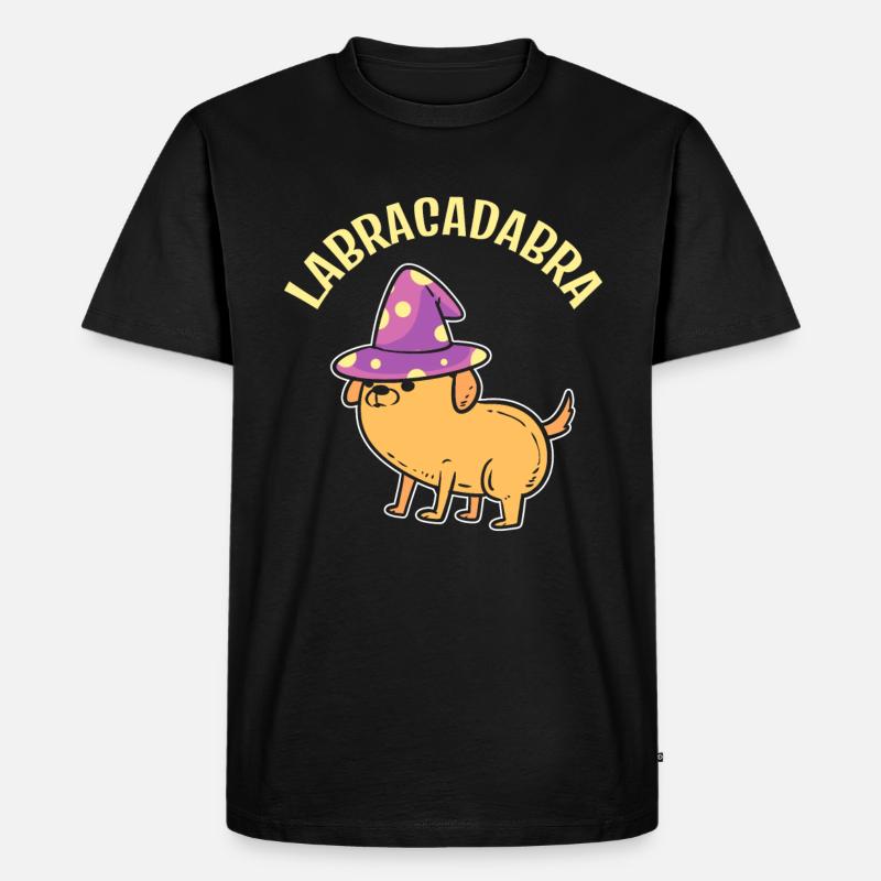 Labracadabra Zauberer - Männer Premium Bio T-Shirt - Schwarz