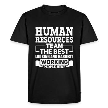 L’équipe la plus belle des ressources humaines - Gestion des ressources humaines - T-shirt Premium bio Homme - noir - Devant - Nico (187cm)