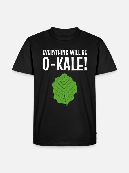 Gemüsekohl Wortspiele Bauer - Männer Premium Bio T-Shirt - Schwarz