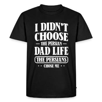 Chat persan Chat Amoureux Propriétaire de chat Persan Longhair C - T-shirt Premium bio Homme - noir - Devant - Nico (187cm)