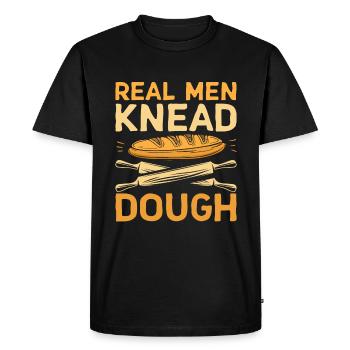 Baking Bakery Pastry Confectioner Baker Confection - Men's Premium Organic T-Shirt - black - Front - Nico (187cm)