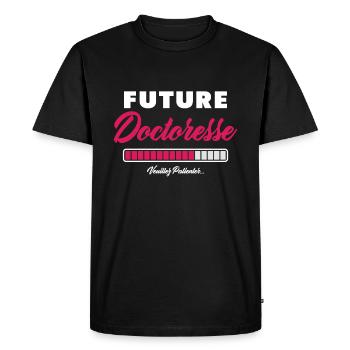 Future Doctoresse Humour Métier Cadeau - T-shirt Premium bio Homme - noir - Devant - Nico (187cm)