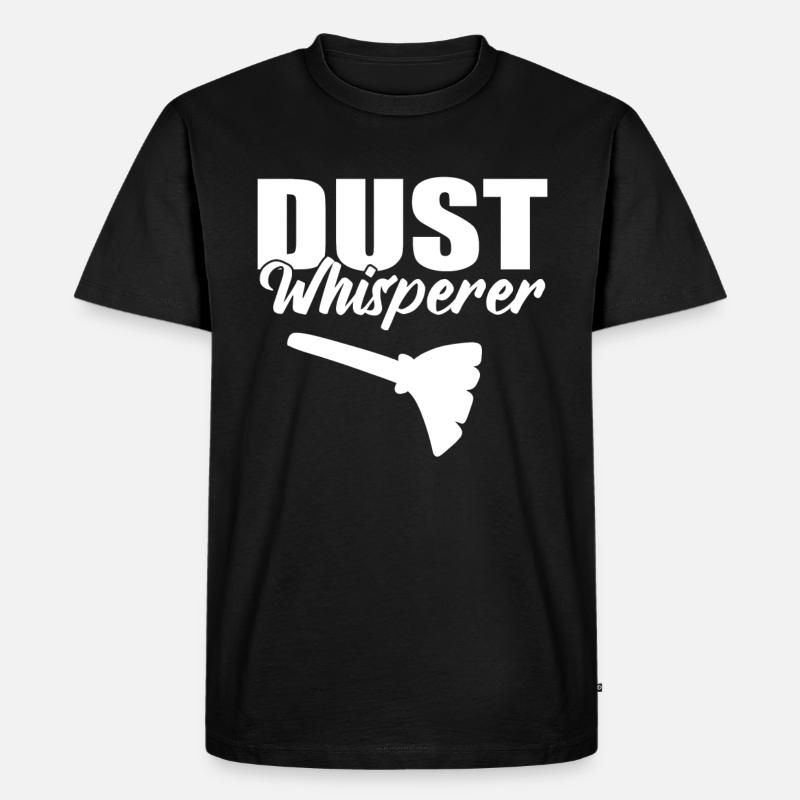 Dust Whisperer Dienstmädchen - Männer Premium Bio T-Shirt - Schwarz