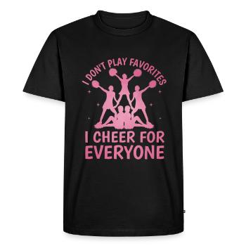 Cheerleading Coach Cheer Coach Cheerleader Cheer T - Men's Premium Organic T-Shirt - black - Front - Nico (187cm)