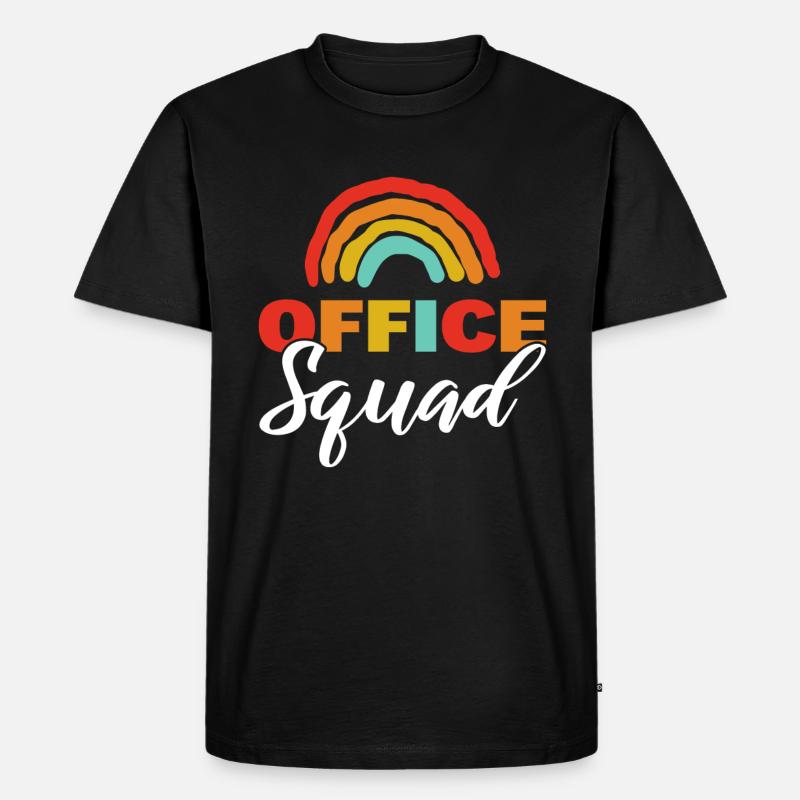 Office Squad Büroverwalter - Männer Premium Bio T-Shirt - Schwarz