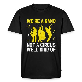Marching Band Sayings Funny Marching Instruments - Men's Premium Organic T-Shirt - black - Front - Nico (187cm)