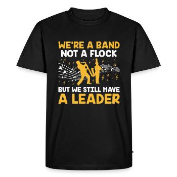 Marching Band Sayings Funny Marching Instruments - Men's Premium Organic T-Shirt - black - Front - Nico (187cm)
