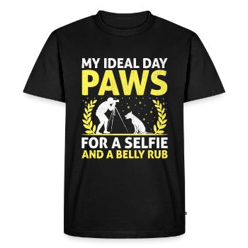 Dog Lover Photography Loves Dog Photographer Dogs - Men's Premium Organic T-Shirt - black - Front - Nico (187cm)
