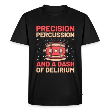 Drum Corps Marching Band Drum Corp Music Percussio - Men's Premium Organic T-Shirt - black - Front - Nico (187cm)