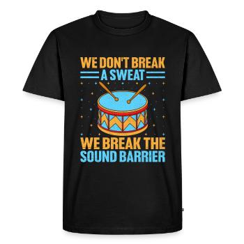 Drum Corps Marching Band Drum Corp Music Percussio - Men's Premium Organic T-Shirt - black - Front - Nico (187cm)