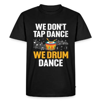 Drum Corps Marching Band Drum Corp Music Percussio - Men's Premium Organic T-Shirt - black - Front - Nico (187cm)