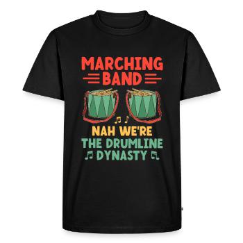 Drum Corps Marching Band Drum Corp Music Percussio - Men's Premium Organic T-Shirt - black - Front - Nico (187cm)