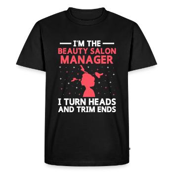 Gestionnaire de SPA Emploi Bien-être Drôle Gestion de SPA Sayi - T-shirt Premium bio Homme - noir - Devant - Nico (187cm)