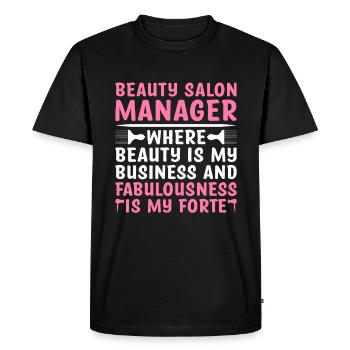 Gestionnaire de SPA Emploi Bien-être Drôle Gestion de SPA Sayi - T-shirt Premium bio Homme - noir - Devant - Nico (187cm)