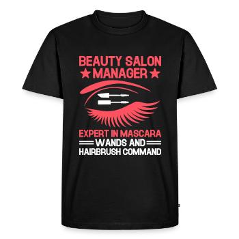 Gestionnaire de SPA Emploi Bien-être Drôle Gestion de SPA Sayi - T-shirt Premium bio Homme - noir - Devant - Nico (187cm)