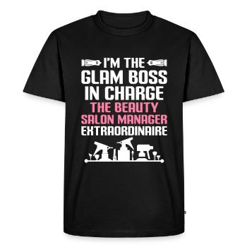 Gestionnaire de SPA Emploi Bien-être Drôle Gestion de SPA Sayi - T-shirt Premium bio Homme - noir - Devant - Nico (187cm)