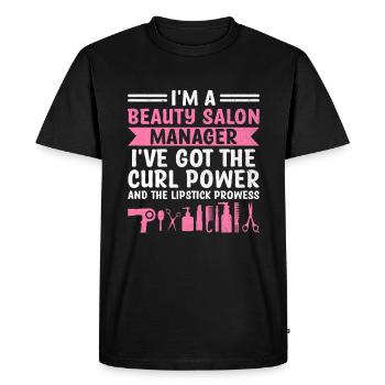 Gestionnaire de SPA Emploi Bien-être Drôle Gestion de SPA Sayi - T-shirt Premium bio Homme - noir - Devant - Nico (187cm)