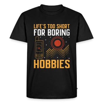 Géocaching Géocache Géocacher Funny Geocacher Sayi - T-shirt Premium bio Homme - noir - Devant - Nico (187cm)