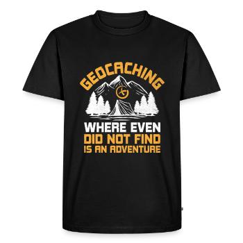 Géocaching Géocache Géocacher Funny Geocacher Sayi - T-shirt Premium bio Homme - noir - Devant - Nico (187cm)