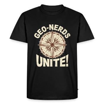 Géocaching Géocache Géocacher Funny Geocacher Sayi - T-shirt Premium bio Homme - noir - Devant - Nico (187cm)