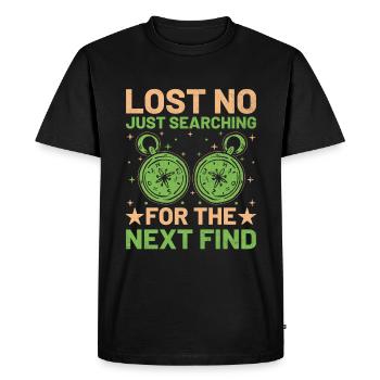 Géocaching Géocache Géocacher Funny Geocacher Sayi - T-shirt Premium bio Homme - noir - Devant - Nico (187cm)