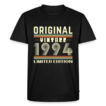 30 Ans 1994 Cadeau Anniversaire Vintage - T-shirt Premium bio Homme - noir - Devant - Nico (187cm)