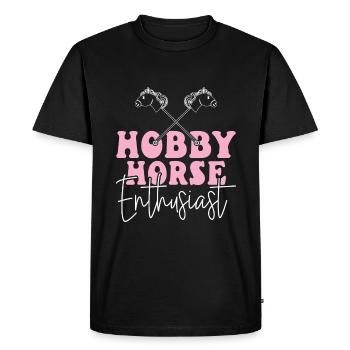 Hobby Horsing Enthusiast - Hobby Horse - T-shirt Premium bio Homme - noir - Devant - Nico (187cm)
