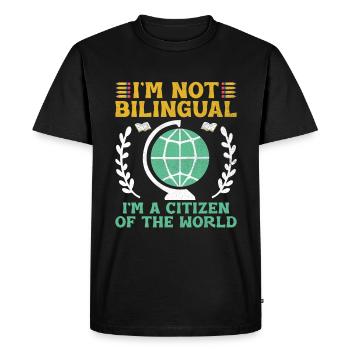 Foreign Language Teacher School Languages Teachers - Men's Premium Organic T-Shirt - black - Front - Nico (187cm)