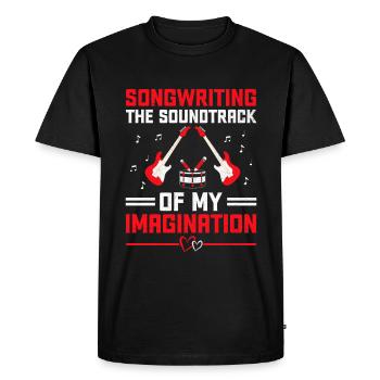 Musician Songwriter Singer Musician Music Music Pr - Men's Premium Organic T-Shirt - black - Front - Nico (187cm)