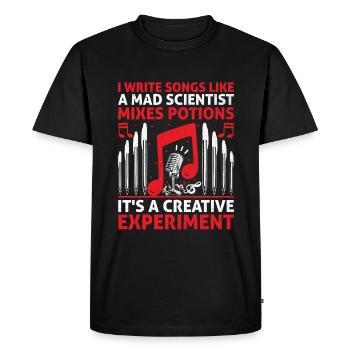 Musician Songwriter Singer Musician Music Music Pr - Men's Premium Organic T-Shirt - black - Front - Nico (187cm)