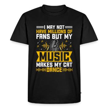 Musician Songwriter Singer Musician Music Music Pr - Men's Premium Organic T-Shirt - black - Front - Nico (187cm)