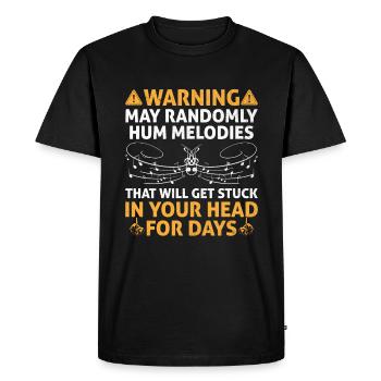 Musician Songwriter Singer Musician Music Music Pr - Men's Premium Organic T-Shirt - black - Front - Nico (187cm)