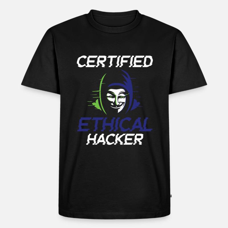 Certified Ethical Hacker - Ethical Hacker - Männer Premium Bio T-Shirt - Schwarz