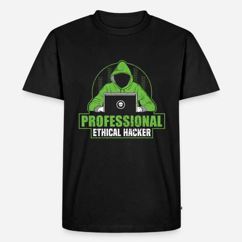 Professional Ethical Hacker - Ethical Hacker - Männer Premium Bio T-Shirt - Schwarz