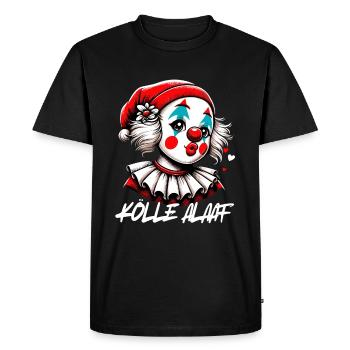 Carnival Cologne Alaaf Clown Costume Veedel Cologne - Men's Premium Organic T-Shirt - black - Front - Nico (187cm)