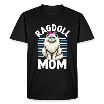 Ragdoll Mom Ragdolls Owner Cat Lover - Men's Premium Organic T-Shirt - black - Front - Nico (187cm)