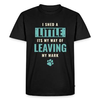 Its My Way Of Leaving My Mark German Shepherd Dog - Men's Premium Organic T-Shirt - black - Front - Nico (187cm)