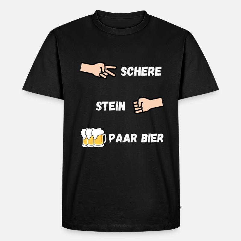  Karneval Party Lustig - Männer Premium Bio T-Shirt - Schwarz