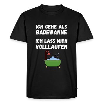 Karneval Köln Kölle Alaaf Alkohol Party Lustig - Männer Premium Bio T-Shirt - Schwarz - Vorne - Nico (187cm)