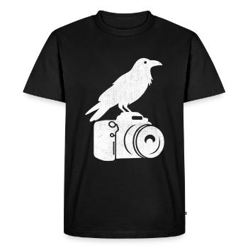 Bird Photography Birds Birdwatching Birdwatcher - Men's Premium Organic T-Shirt - black - Front - Nico (187cm)