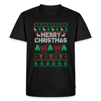 Christmas Couponing Couponer Shopper Save Money - Men's Premium Organic T-Shirt - black - Front - Nico (187cm)