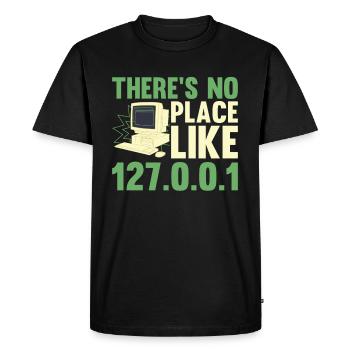 Not lazy In Debug Mode Algorithm Programming Codin - Men's Premium Organic T-Shirt - black - Front - Nico (187cm)