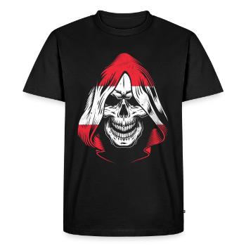 Austria - Men's Premium Organic T-Shirt - black - Front - Nico (187cm)