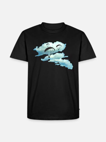 wolkenstraße paragliding - Men's Premium Organic T-Shirt -