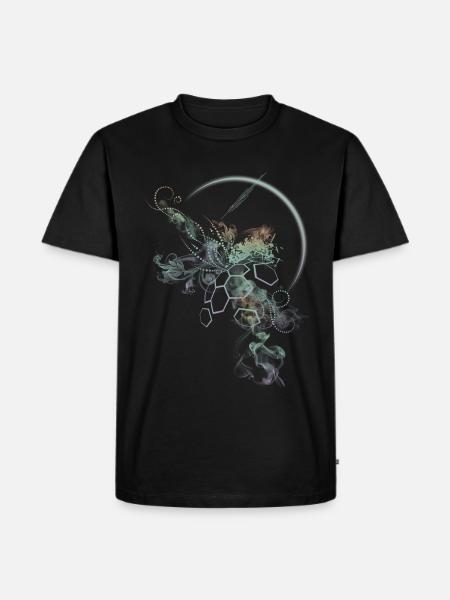 supernova-darkshirt - Männer Premium Bio T-Shirt - Schwarz